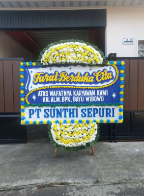 Papan Bunga Duka di Hibala